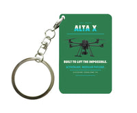 Thumbnail for Freefly Alta X Key Chain design on green key chain