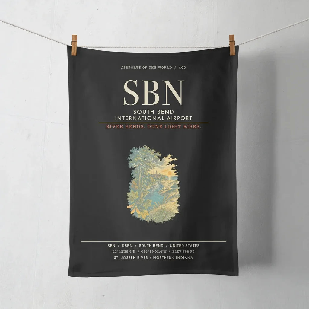 South Bend International Airport SBN - Black