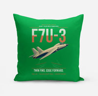 Thumbnail for F7U-3 Cutlass design on green pillow