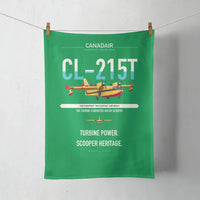 Thumbnail for Canadair CL-215T design on green towel