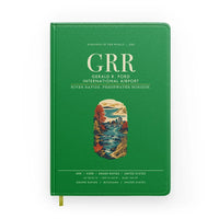 Thumbnail for Gerald R. Ford International Airport Grand Rapids (GRR) design on green notebook