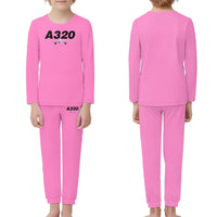 Thumbnail for Super Airbus A320 children pajamas - Pink