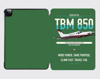 Thumbnail for Socata TBM 850 design on green ipad tablet case