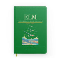 Thumbnail for Elmira Corning Regional Airport (ELM) design on green notebook