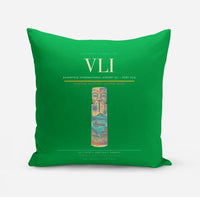 Thumbnail for Bauerfield International Airport (VLI) design on green pillow
