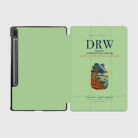 Thumbnail for Darwin International Airport (DRW) design on light green samsung tablet tablet case