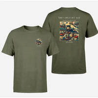 Thumbnail for VINTAGE G4125 - The Cargo Jet Age - Double-Side T-Shirt design on greenarmy double side t shirt