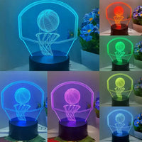 Thumbnail for Customisable Basketball Hoop 3D 3D Lamp - view 8