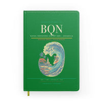 Thumbnail for Rafael Hernández Airport (BQN) design on green notebook