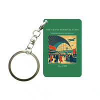 Thumbnail for VINTAGE G4300 - The Grand Terminal Echo - Designed Key Chain design on green