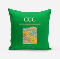 Thumbnail for Camilo Daza International Airport (CUC) design on green pillow