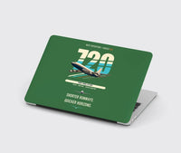 Thumbnail for Boeing 720B design on green MacBook case