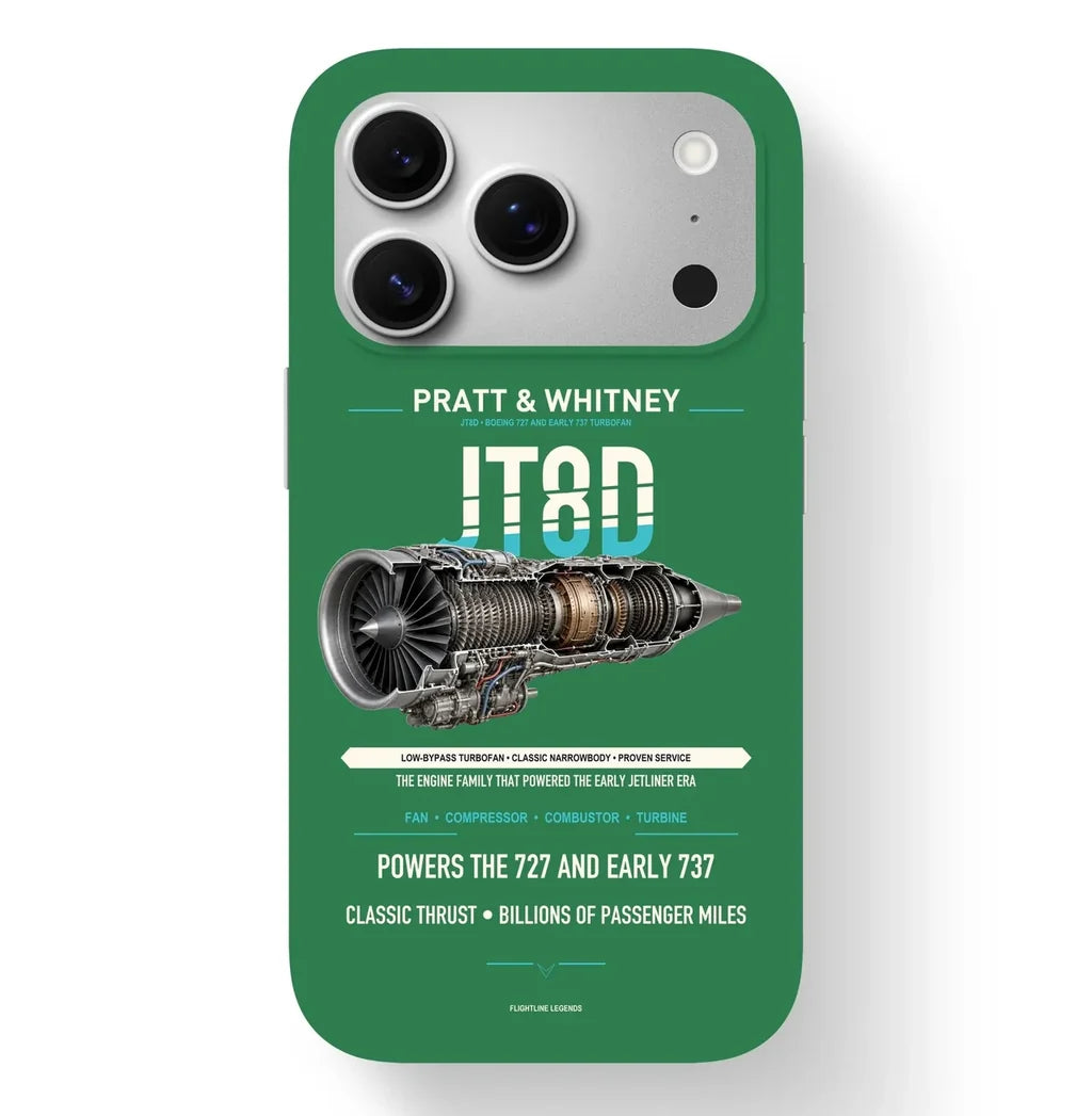 JT8D Case design on green iphone case