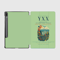 Thumbnail for Abbotsford International Airport (YXX) design on light green samsung tablet tablet case