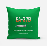 Thumbnail for EA-37B Compass Call design on green pillow