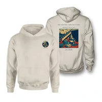 Thumbnail for VINTAGE G4533 - The Shelter Under The Stairs - Double-Side Hoodie design on khaki double side