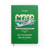 Thumbnail for Cessna 170B design on green notebook