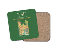 Thumbnail for Treviso Airport (TSF) design on green 1 piece coaster