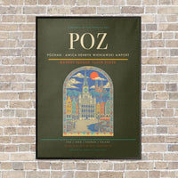 Thumbnail for Poznan - awica Henryk Wieniawski Airport POZ - Canvas Framed - Green Army