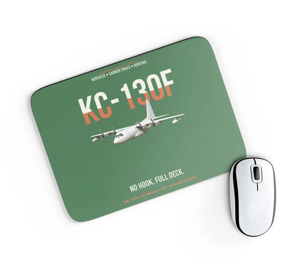 KC-130F BuNo 149798 design on green rectangle mouse pad