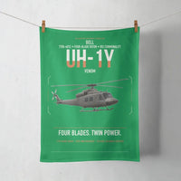 Thumbnail for Bell UH-1Y Venom design on green towel