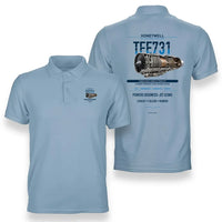 Thumbnail for TFE731 design on light blue polo