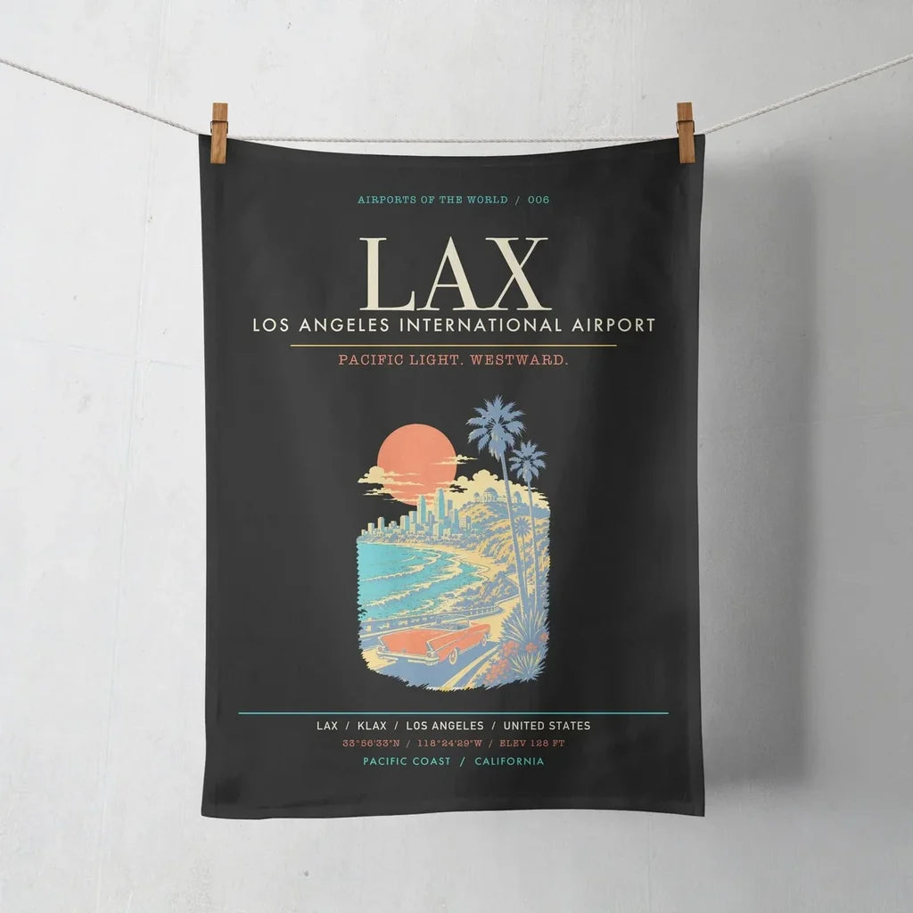 Los Angeles International Airport LAX - Black