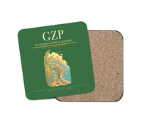 Thumbnail for Gazipasa-Alanya Airport (GZP) design on green 1 piece coaster