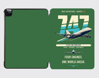 Thumbnail for Boeing 747-400 design on green ipad tablet case