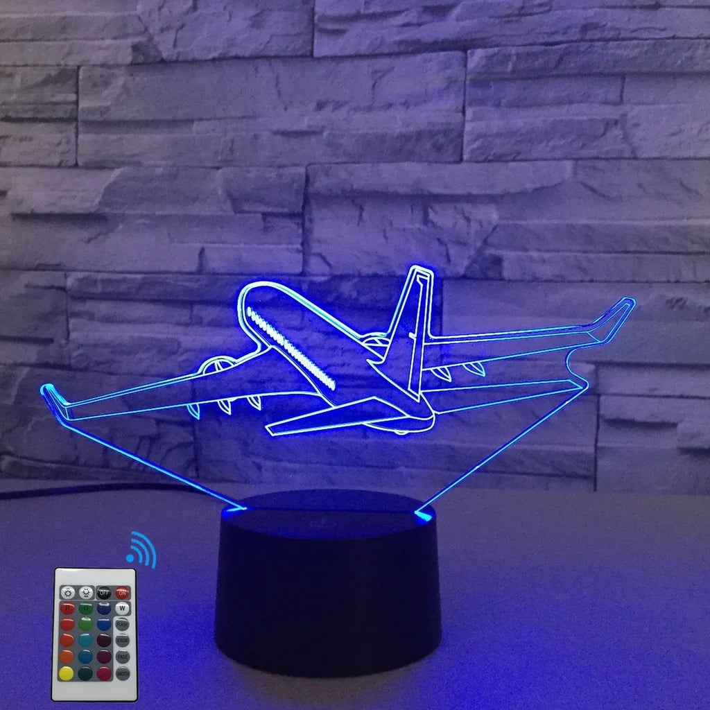 Customisable Boeing 737 3D Lamp - view 10