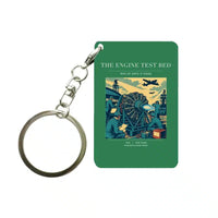 Thumbnail for VINTAGE G4520 - The Engine Test Bed - Designed Key Chain design on green