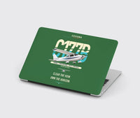 Thumbnail for Cessna 177B Cardinal design on green MacBook case