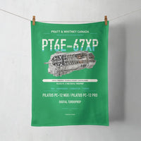 Thumbnail for PT6E-67XP design on green towel