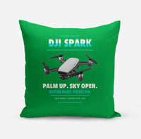 Thumbnail for DJI Spark design on green pillow
