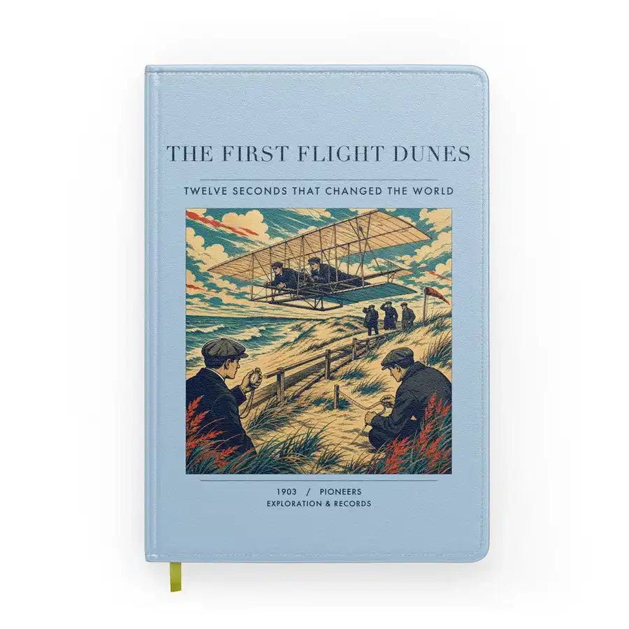 VINTAGE G4000 - The First Flight Dunes - Designed Notebooks design on lightblue
