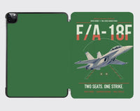 Thumbnail for F-A-18F Super Hornet design on green ipad tablet case