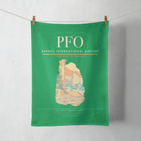 Thumbnail for Paphos International Airport (PFO) design on green towel