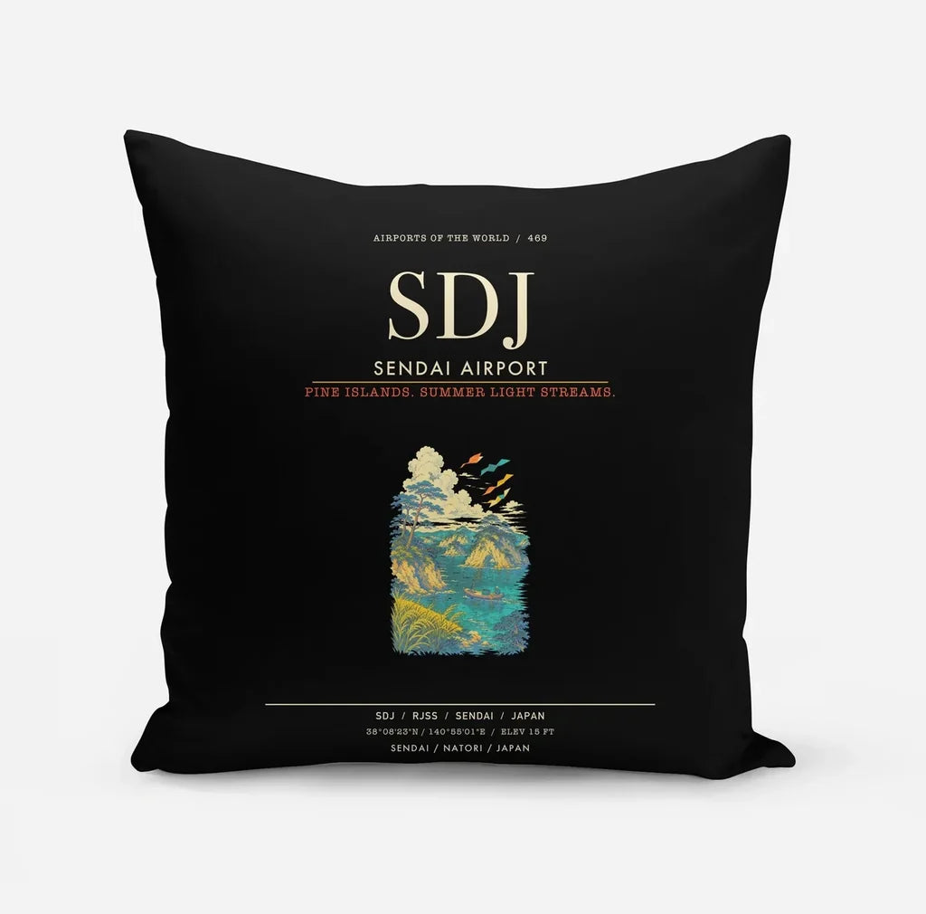 Sendai Airport SDJ - Black