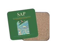 Thumbnail for Ramón Villeda Morales International Airport (SAP) design on green 1 piece coaster
