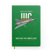 Thumbnail for Dassault Mirage IIIC design on green notebook
