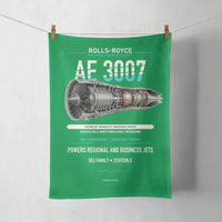Thumbnail for AE 3007 design on green towel