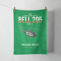 Thumbnail for Bell 205A-1++ design on green towel