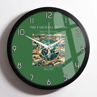 Thumbnail for VINTAGE G4131 - The Farewell Pistons - Designed Wall Clocks design on green framed