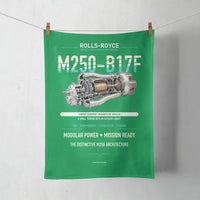 Thumbnail for M250-B17F design on green towel