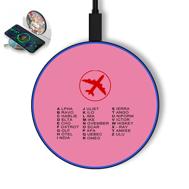 Aviation Alphabet Wireless Charger - view 8