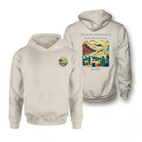 Thumbnail for VINTAGE G4334 - The Dune Shadow Race - Double-Side Hoodie design on khaki double side