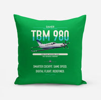 Thumbnail for Daher TBM 980 design on green pillow
