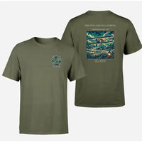 Thumbnail for VINTAGE G4150 - The Fog Field Landing - Double-Side T-Shirt design on greenarmy double side t shirt