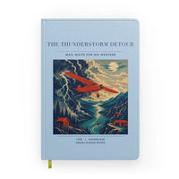 Thumbnail for VINTAGE G4148 - The Thunderstorm Detour - Designed Notebooks design on lightblue