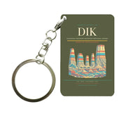 Thumbnail for Dickinson Theodore Roosevelt Regional Airport (DIK) design on green army key chain